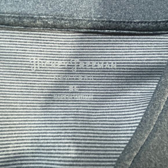 Hickey Freeman Sweatshirt Men Size XL Gray Quarter Zip Pullover Mock Neck Preppy - Picture 6 of 9